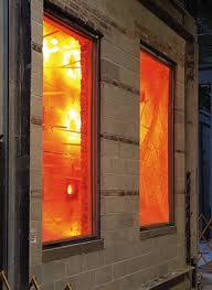 E90 90mins Single Layer Fire Resistant Glass and Building Glass