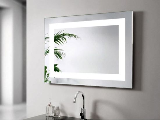 Touch Switch Wall Mounted Bathroom LED Light Mirror