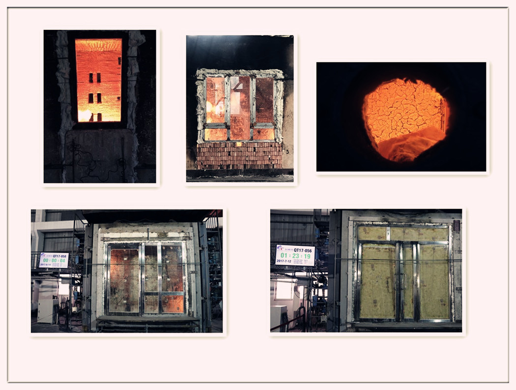 الزجاج المقاوم للحريق معزول الحرارة مع EI60، المضادة للأشعة فوق البنفسجية، حواف مصقولة