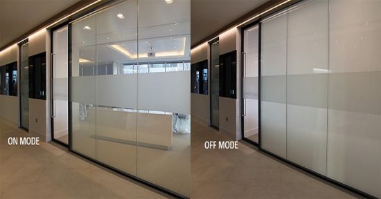 Self-Adhesive Pdlc Film Roll switchable glass/film for office rooms privacy protection room partition PDLC smart film 
