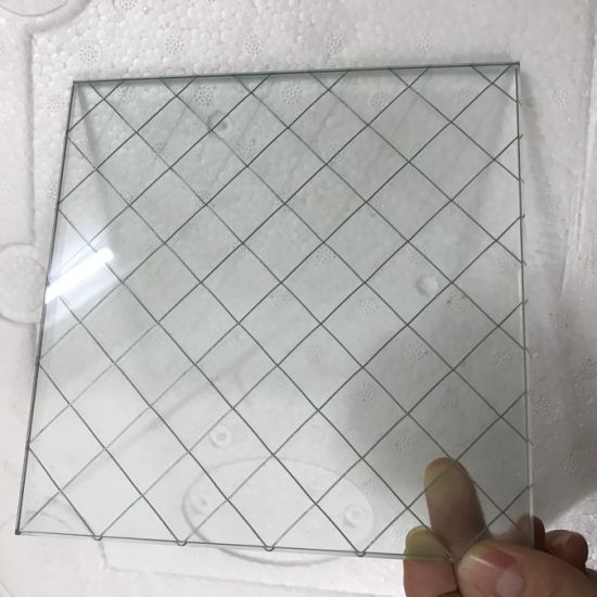 6mm 7mm 8mm Wired Glass with ISO&Ce Certification