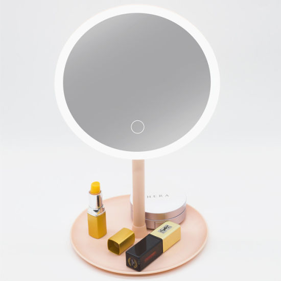 Clear Convenient Acrylic 360 Degree Two Way Make up Vanity Mirror