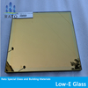 High Transmittance Clear Offline Golden Coated Low E Tempered Insulating Glazed Glass for Facade
