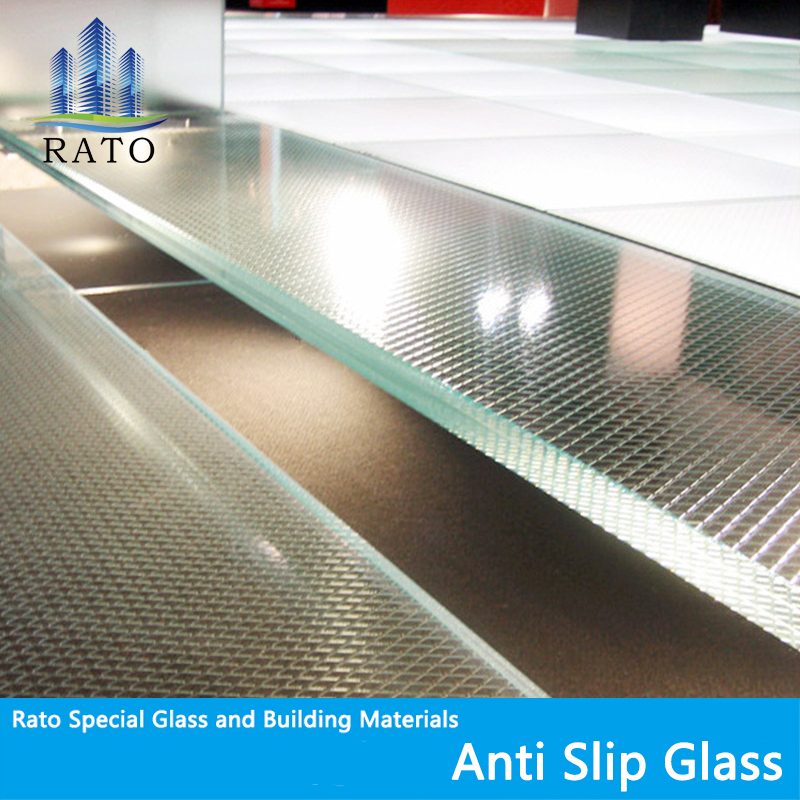 Manufacturer Good Price Office Staircase Floor Tempered Safety Anti Slip PVB Laminated Glass