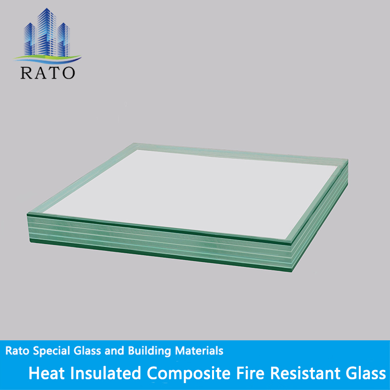 Fire Rated Composite Glass And Safety Architectural Door Glass