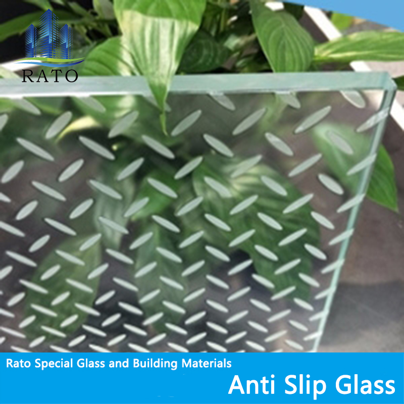 Manufacturer Good Price Office Staircase Floor Tempered Safety Anti Slip PVB Laminated Glass
