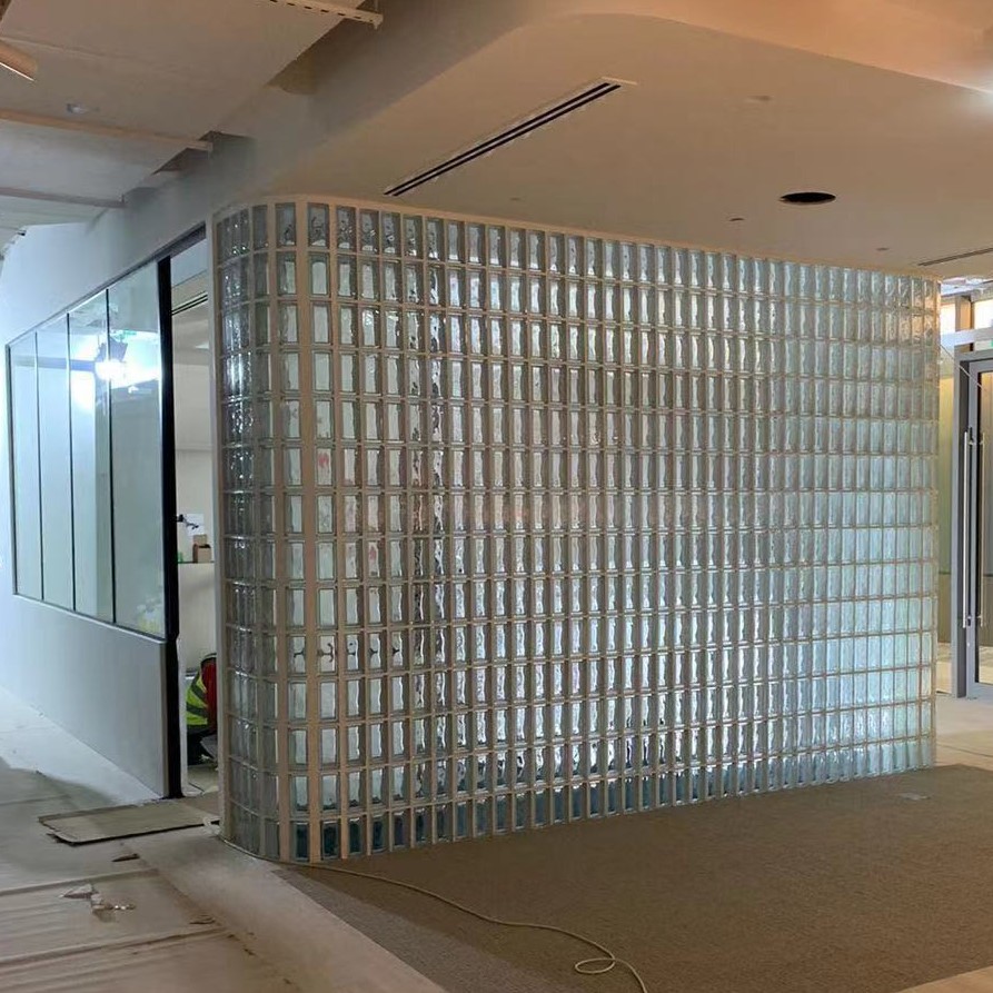 Hollow glass block project in UAE completed! Great job!