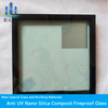 BS EN 60 And 120 Minutes Anti UV Nano Silicone Heat Insulation Fire Resistant Glass For Fireproof Door 