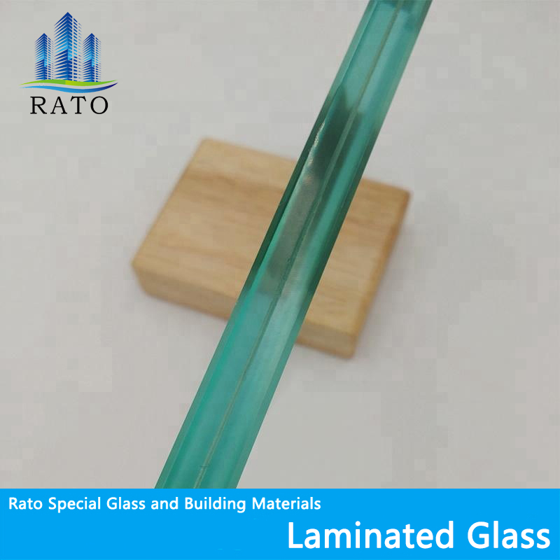 Clear Flat or Curved Toughened Laminated Glass