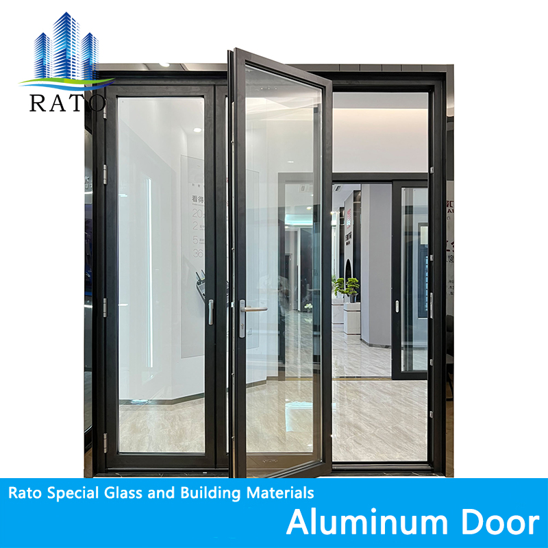 Heat Insulation patio aluminium glazed folding doors accordion doors