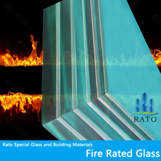 BS Certificate Fire Proof Glass Fireproof Glass 2 Hour Fire Rated Glass