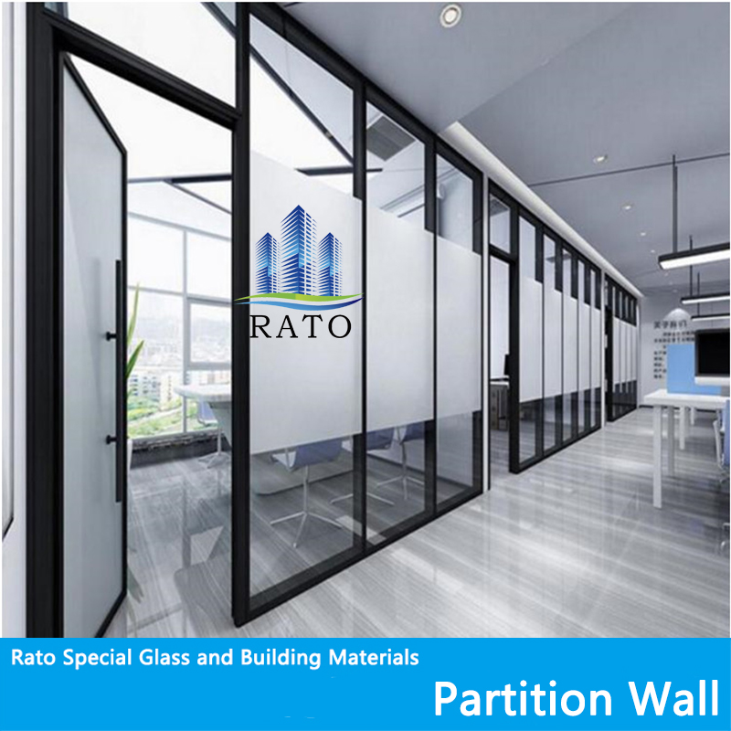 Hot Sale Hotel Detachable Soundproof Glass Partition Wall Partition Sliding Glass Partition Tempered Glass 